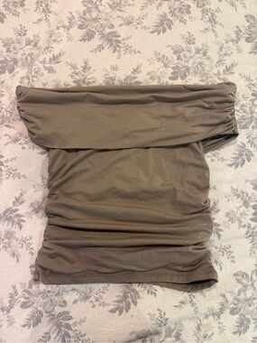 Abercrombie & Fitch Modal-Blend Tee in Olive